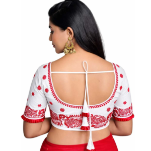 TALO CREATION Round Neck Women Blouse